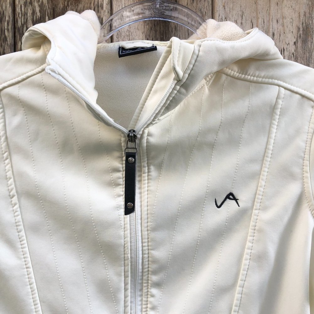 Vintage Vertical 9 Hooded Zip Up Jacket Small - Picture 3 of 7